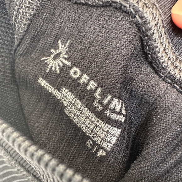 Aerie Offline Seamless 7/8 Leggings Grey - Picture 4 of 9